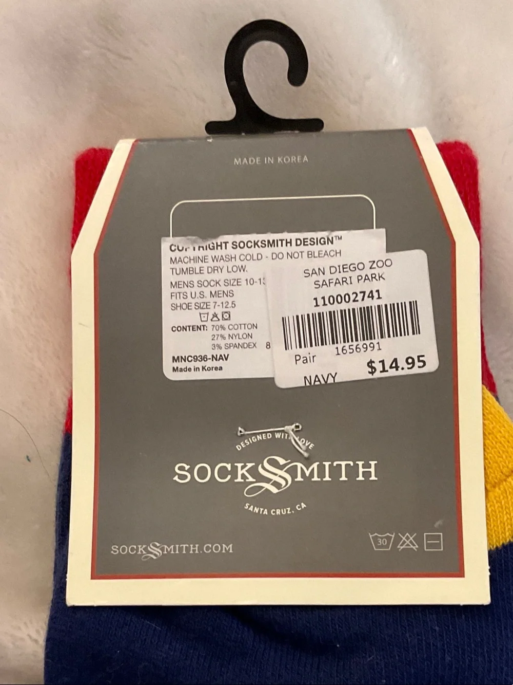Socksmith bold navy